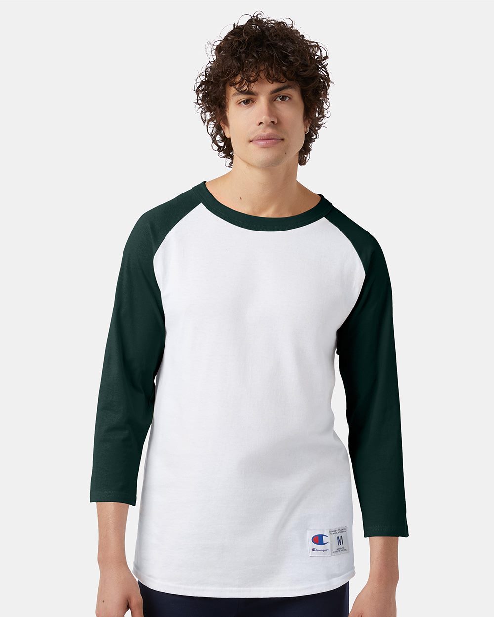 Raglan baseball t-shirt with a printed design