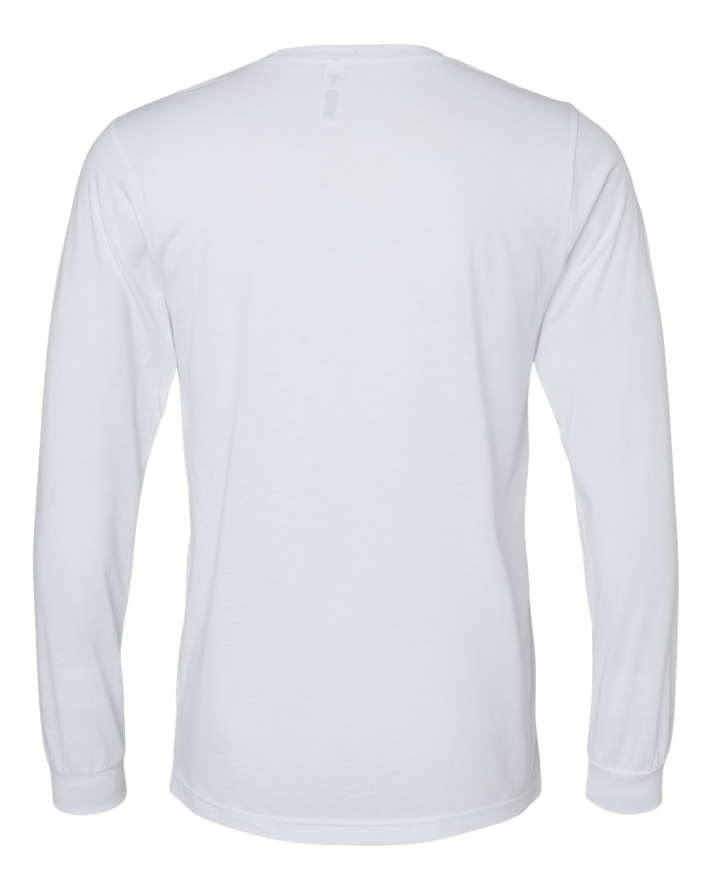 all — Solid White Triblend – back