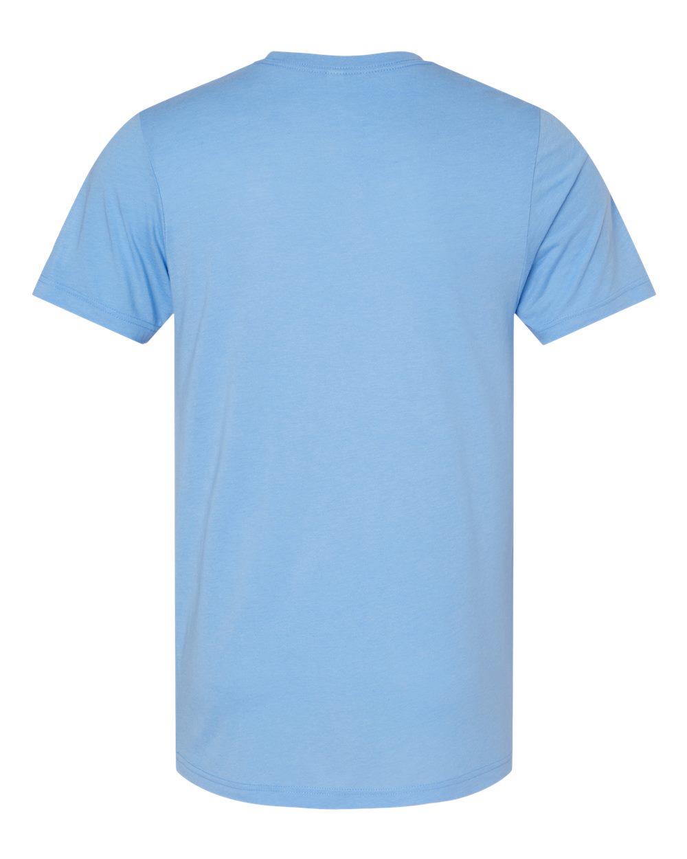all — Solid Blue Triblend – back