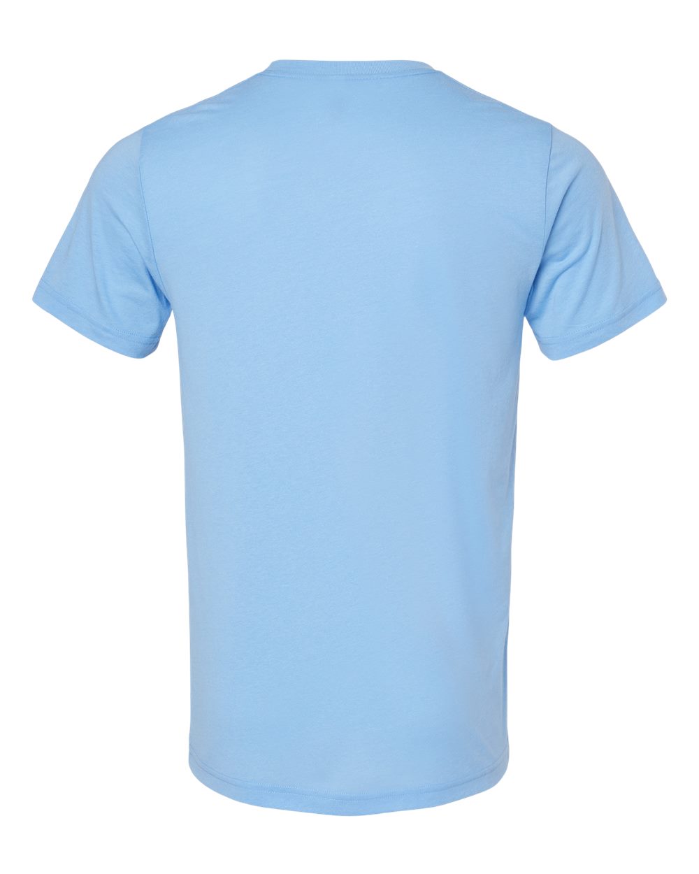 all — Solid Carolina Blue Triblend – back