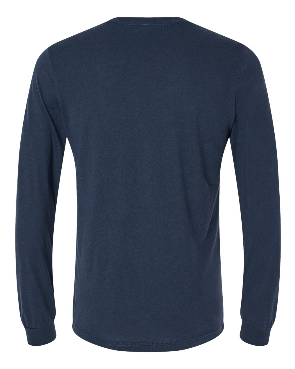all — Solid Navy Triblend – back