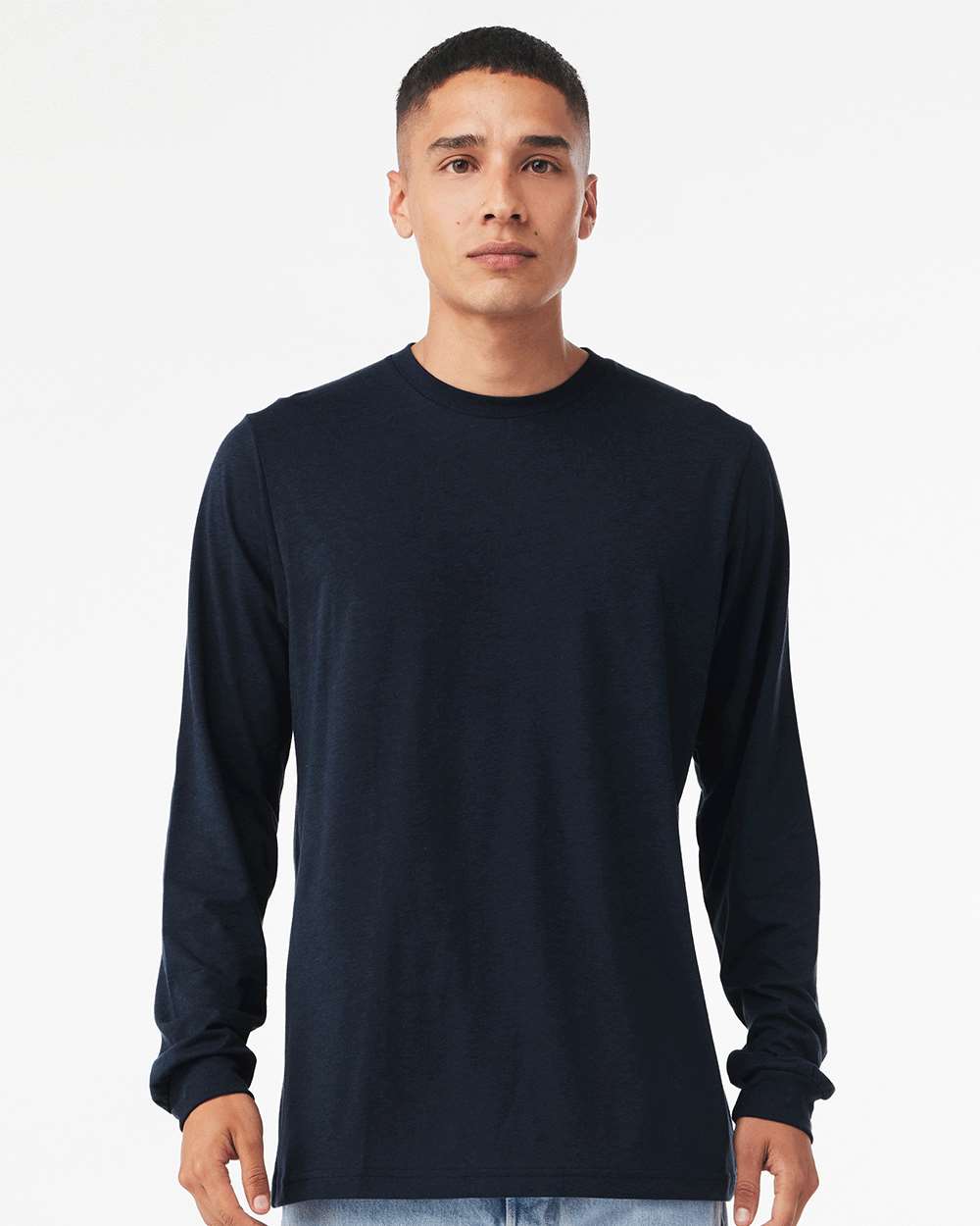 all — Solid Navy Triblend