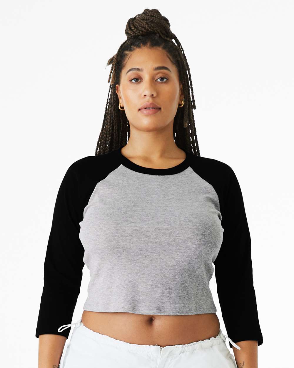 Athletic Heather/ Black — model