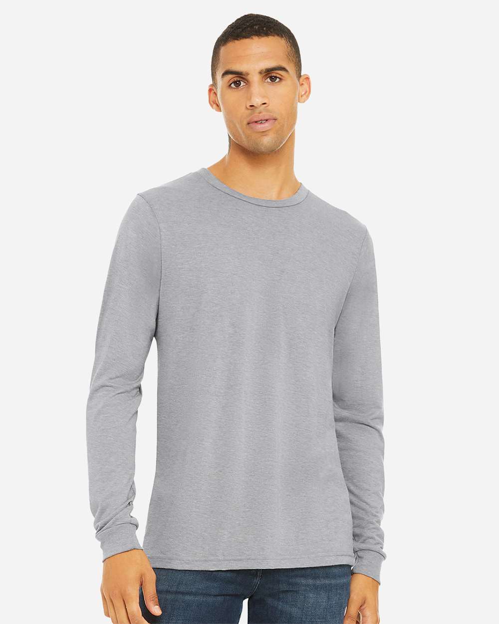 Athletic Grey Triblend — model