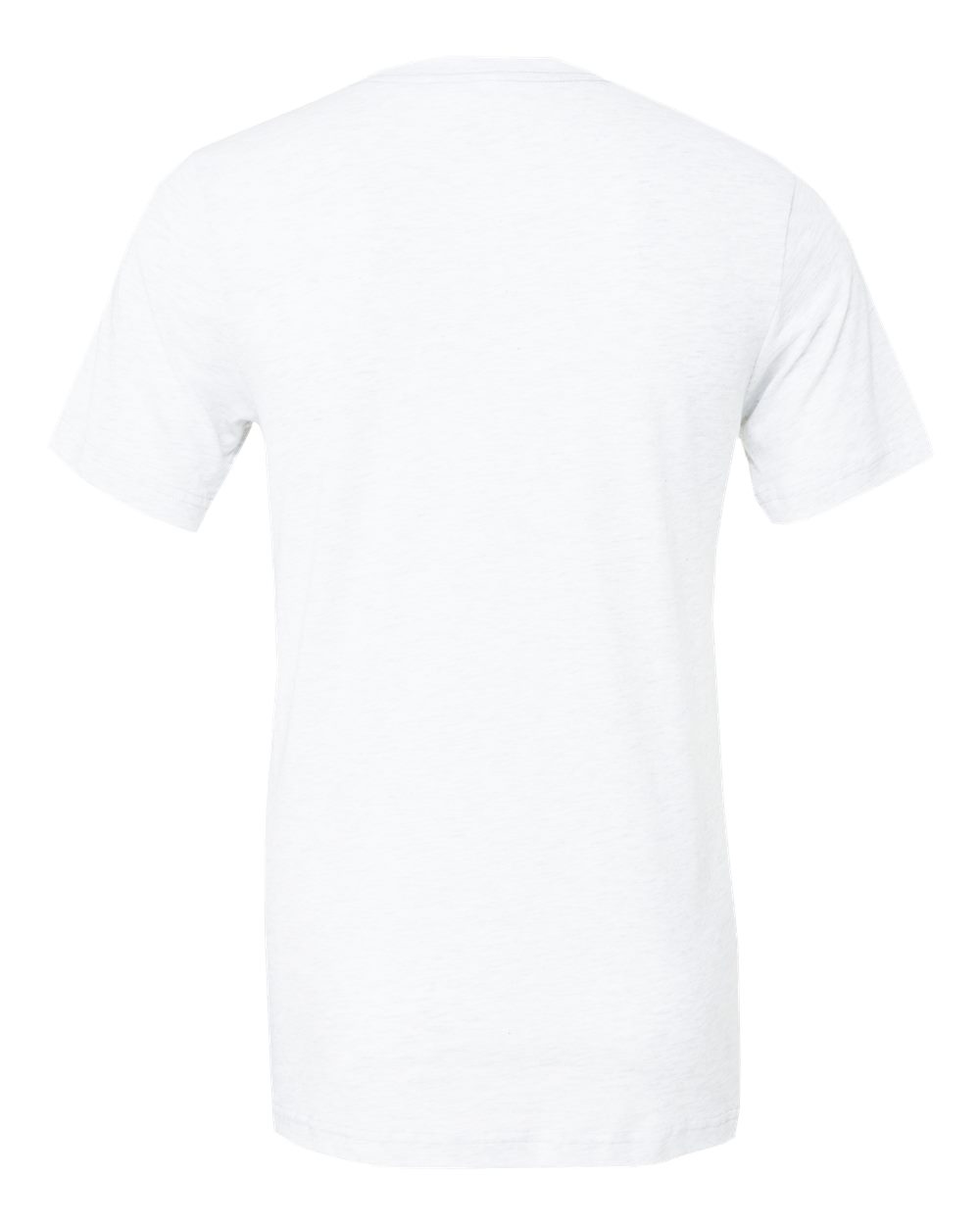 all — Solid White Triblend – back
