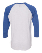 all — Vintage Royal Sleeves/ Heather White Body – back