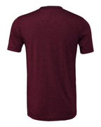 all — Solid Maroon Triblend – back